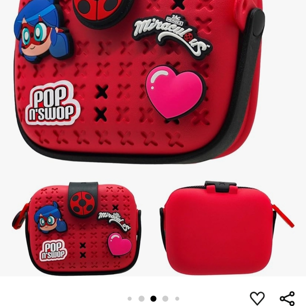 Red and Black Cartoon Graphic Bags Collection